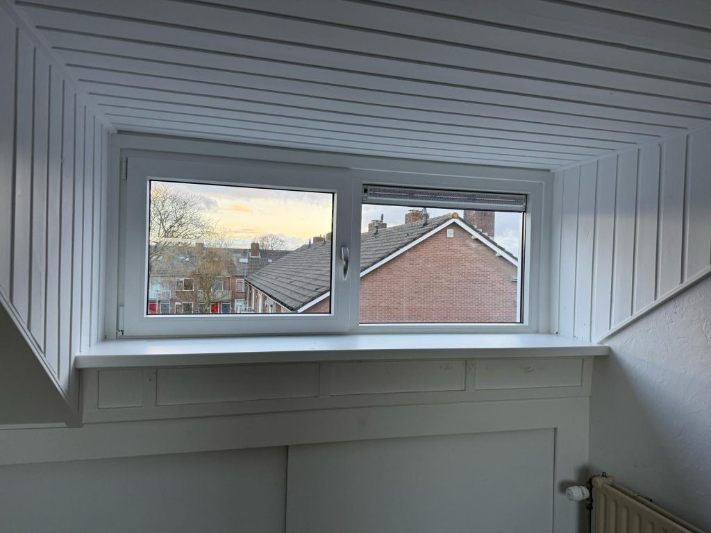 Glaszetten in dakkapel