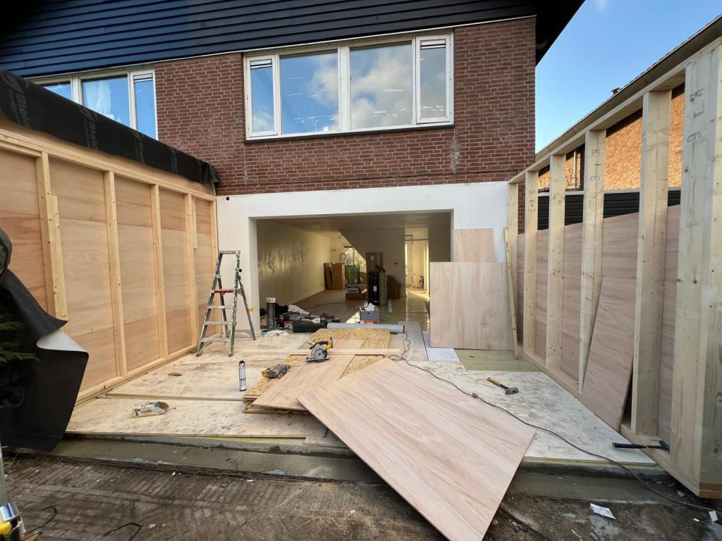 traditionele aanbouw houtskeletbouw | Offra